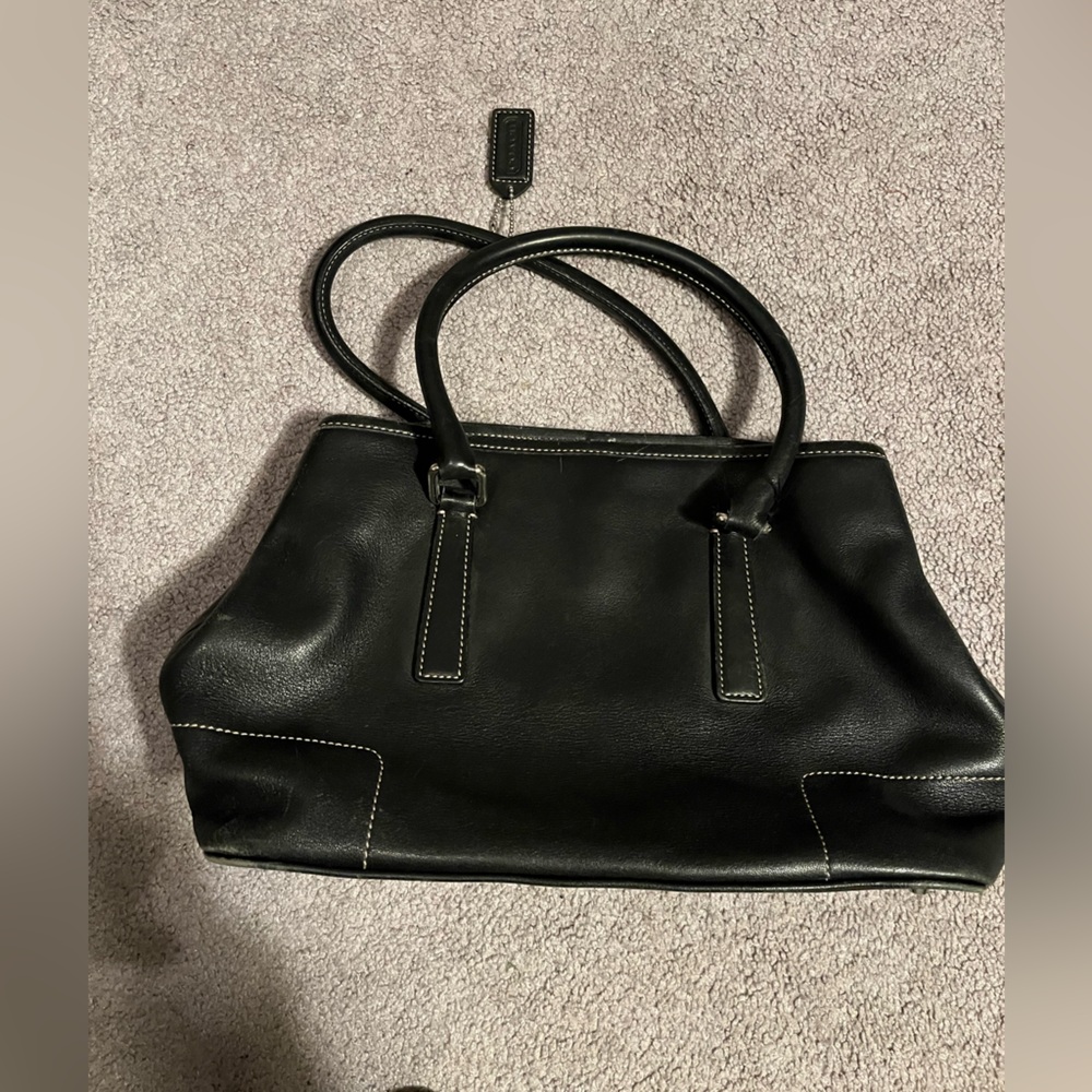 Coach Black Leather Purse